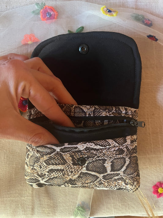 MONEDER AMB SOLAPA - animal print SERP