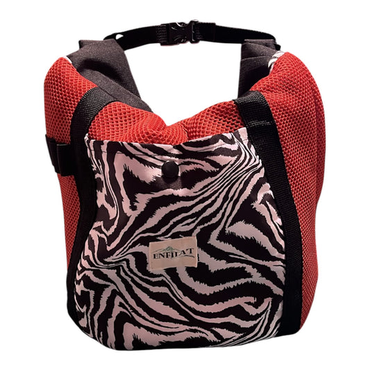MAGNESIERA ESCALADA BLOC -TELA MESH taronja i zebra