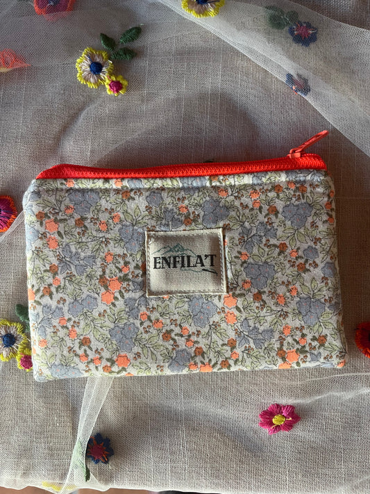 MONEDER SIMPLE FLORS FLUOR TARONJA I VICHI TARONJA FLUOR