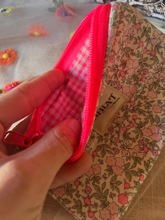 MONEDER SIMPLE FLORS FUCCIA I VICHI ROSA FLUOR