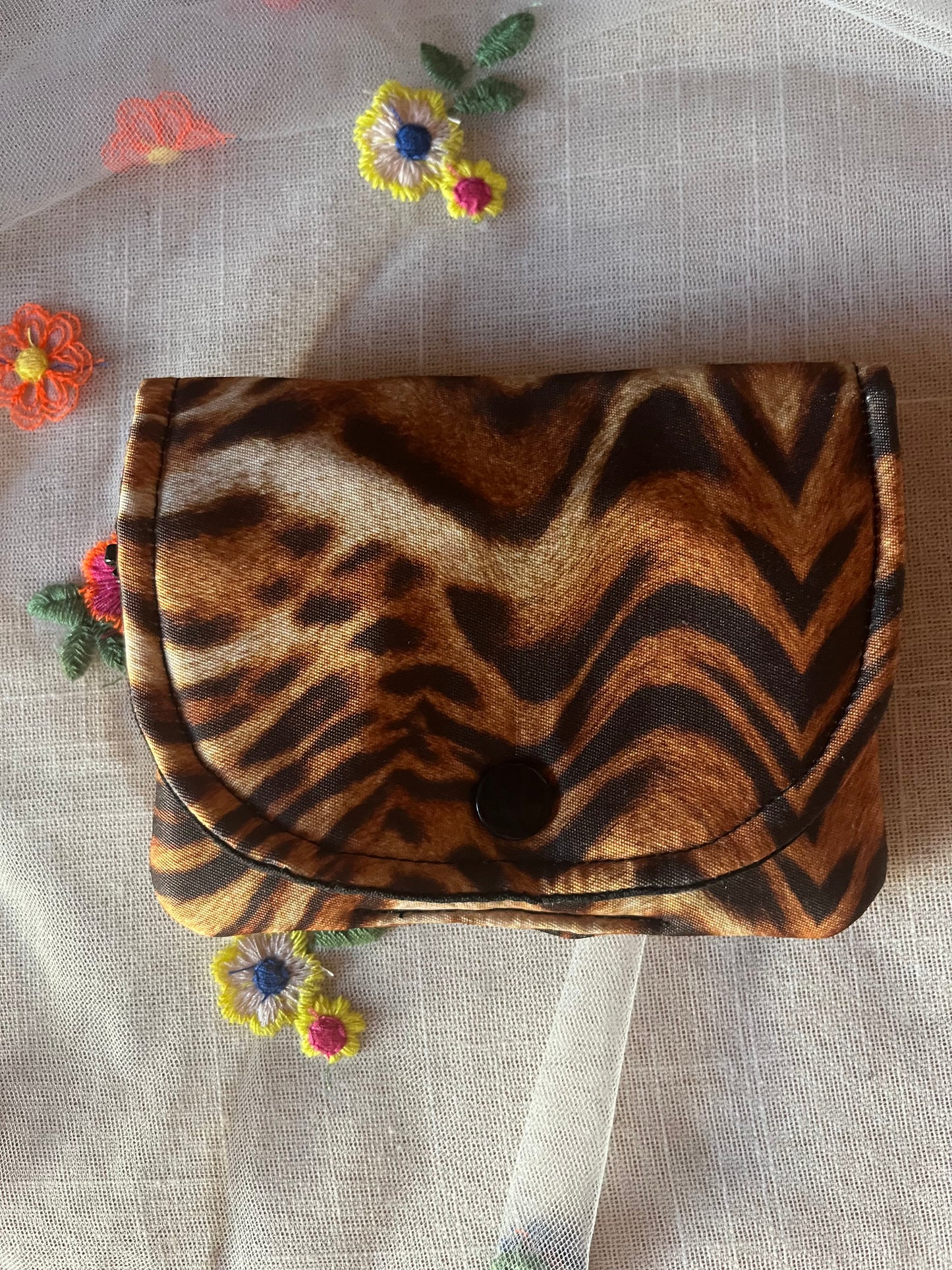 MONEDER AMB SOLAPA - animal print TIGRE