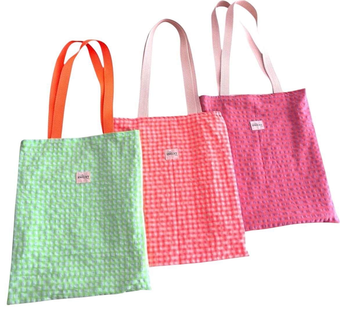 TOTEBAG REVERSIBLE - VICHI ROSA FLUOR
