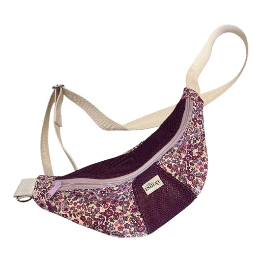 RONYONERA ENFILA'T - TELA FLORS LILES I TRIANGLE AMB MESH 3D LILA