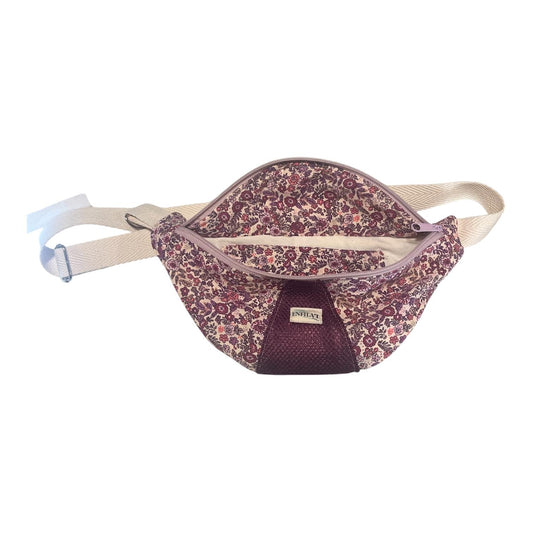 RONYONERA ENFILA'T - TELA FLORS LILES I TRIANGLE AMB MESH 3D LILA