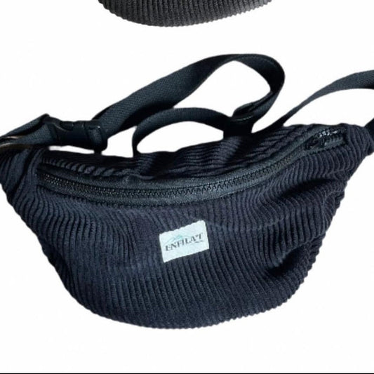 RONYONERA ENFILA'T - PANA NEGRE LLISA INTERIOR NEGRE