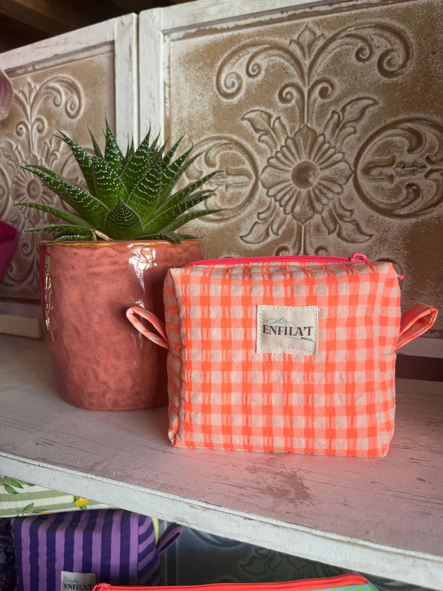 NECESSER MINI BASE QUADRADA - VICHY TARONJA FLUOR