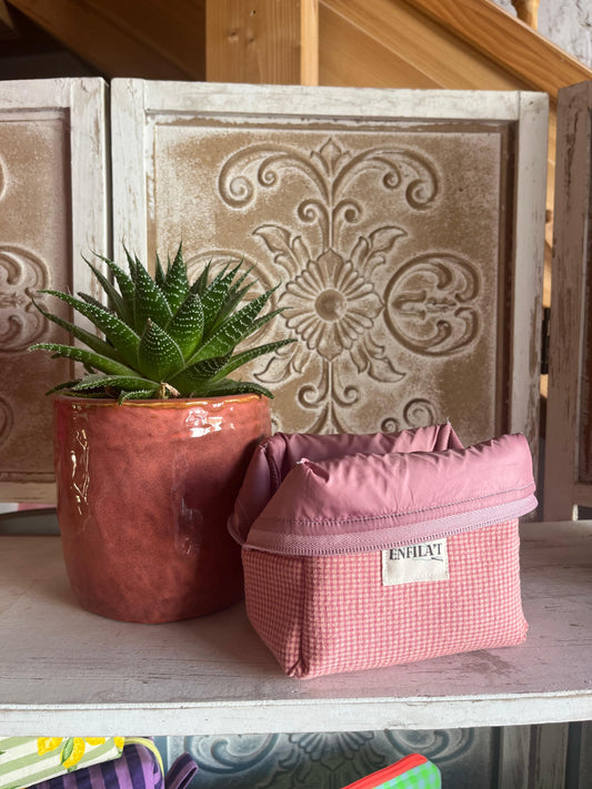 NECESSER MINI BASE QUADRADA - VICHY PETIT SALMÓ