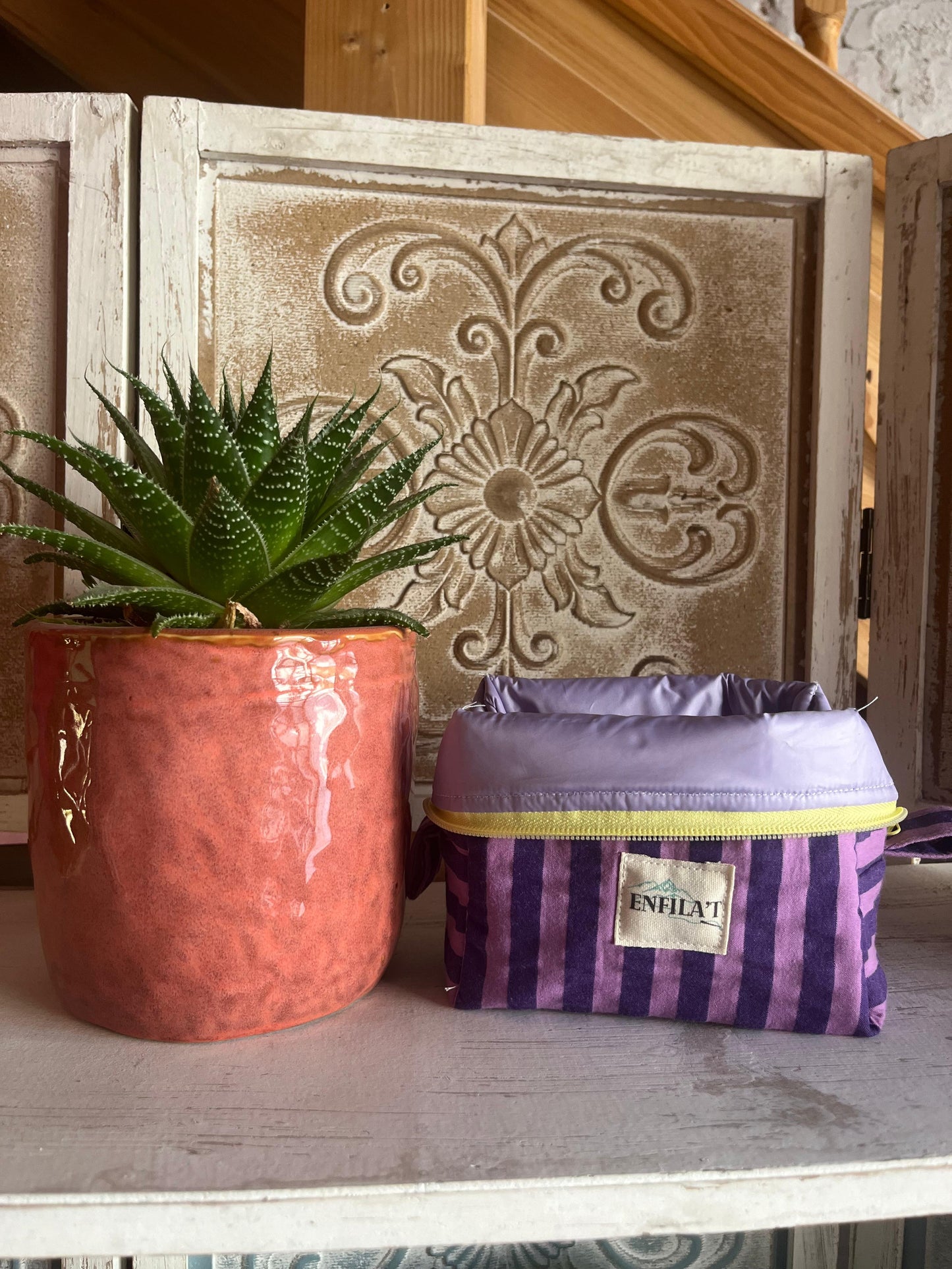 NECESSER MINI BASE QUADRADA - RATLLES MALVA