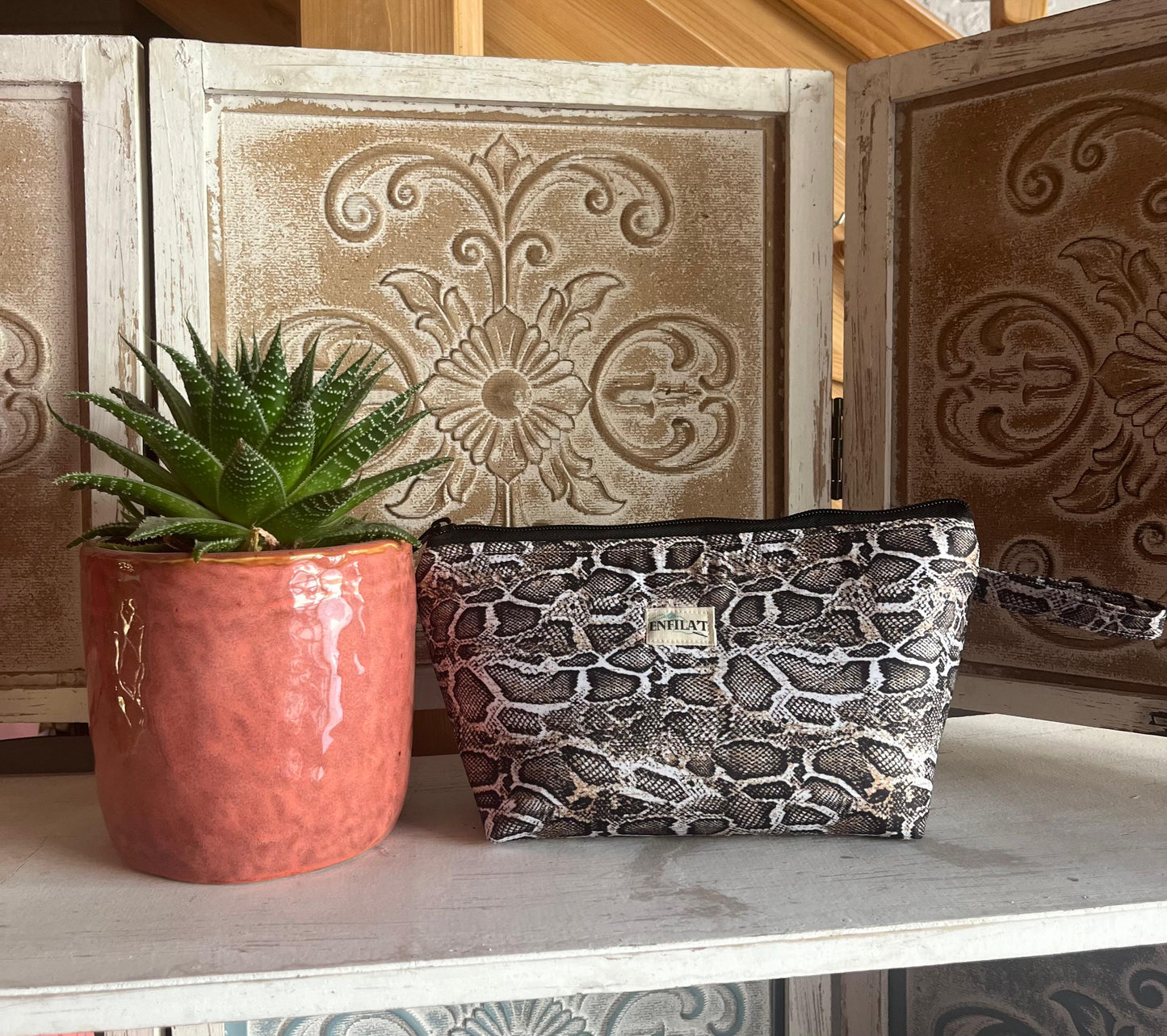 NECESSER BASE TRIANGULAR MIDA ESTÀNDARD - animal print SERP