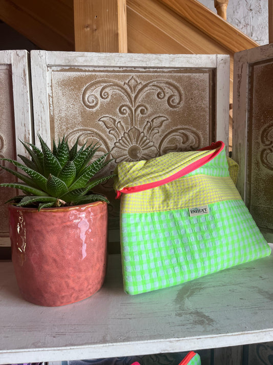 NECESSER PLA XL - vichi fluor groc i verd