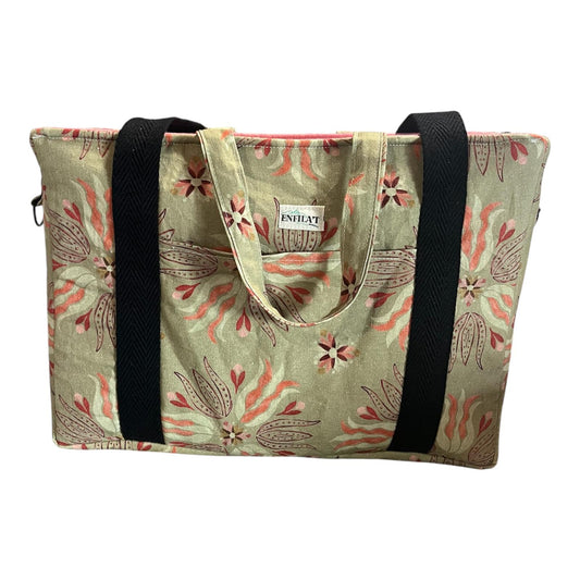 BOSSA HAPPY CREMALLERA - VERD FLORAL