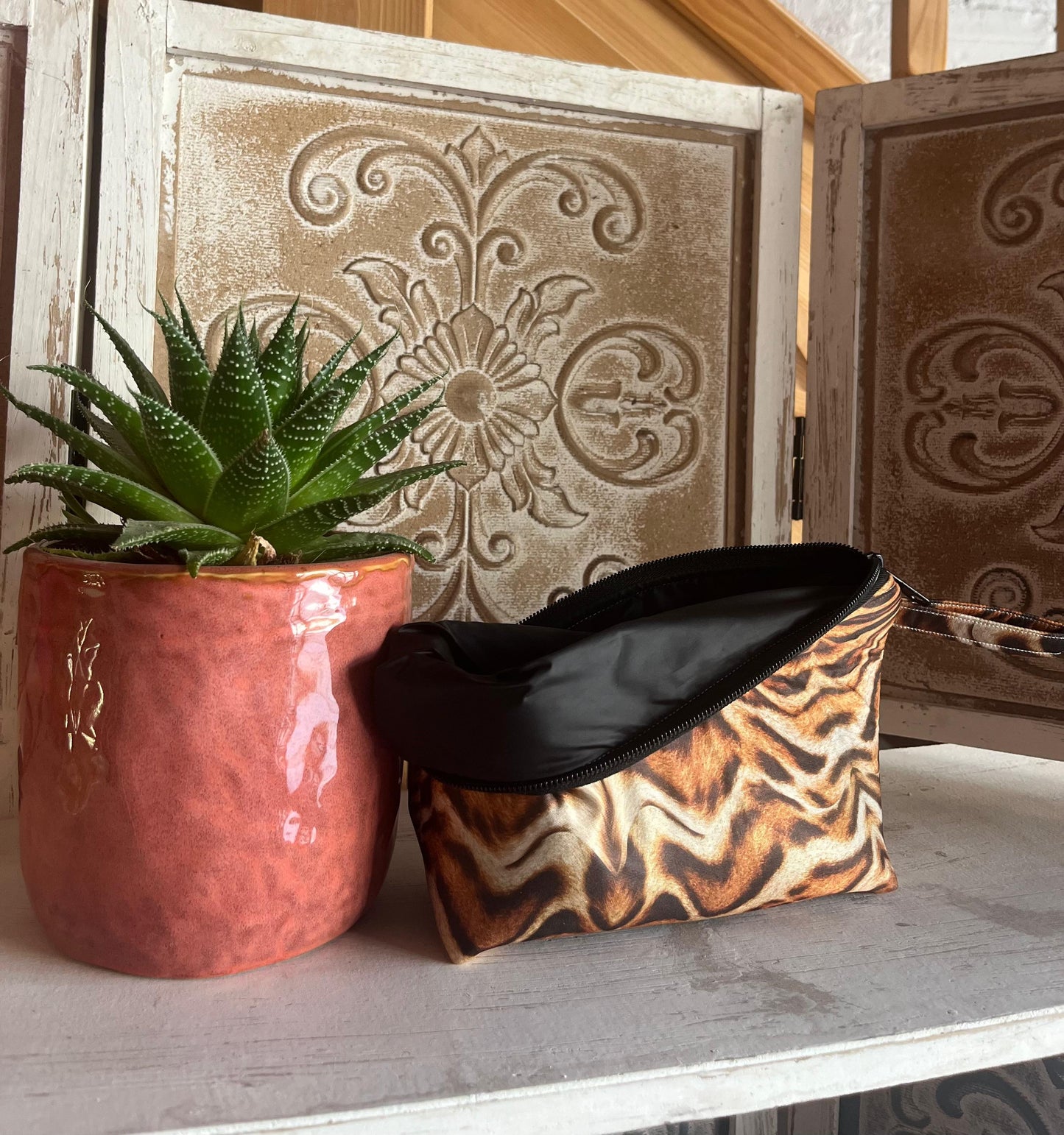 NECESSER BASE TRIANGULAR MIDA ESTÀNDARD - animal print TIGRE